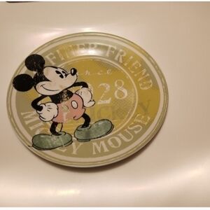Disney White Ceramic Plate